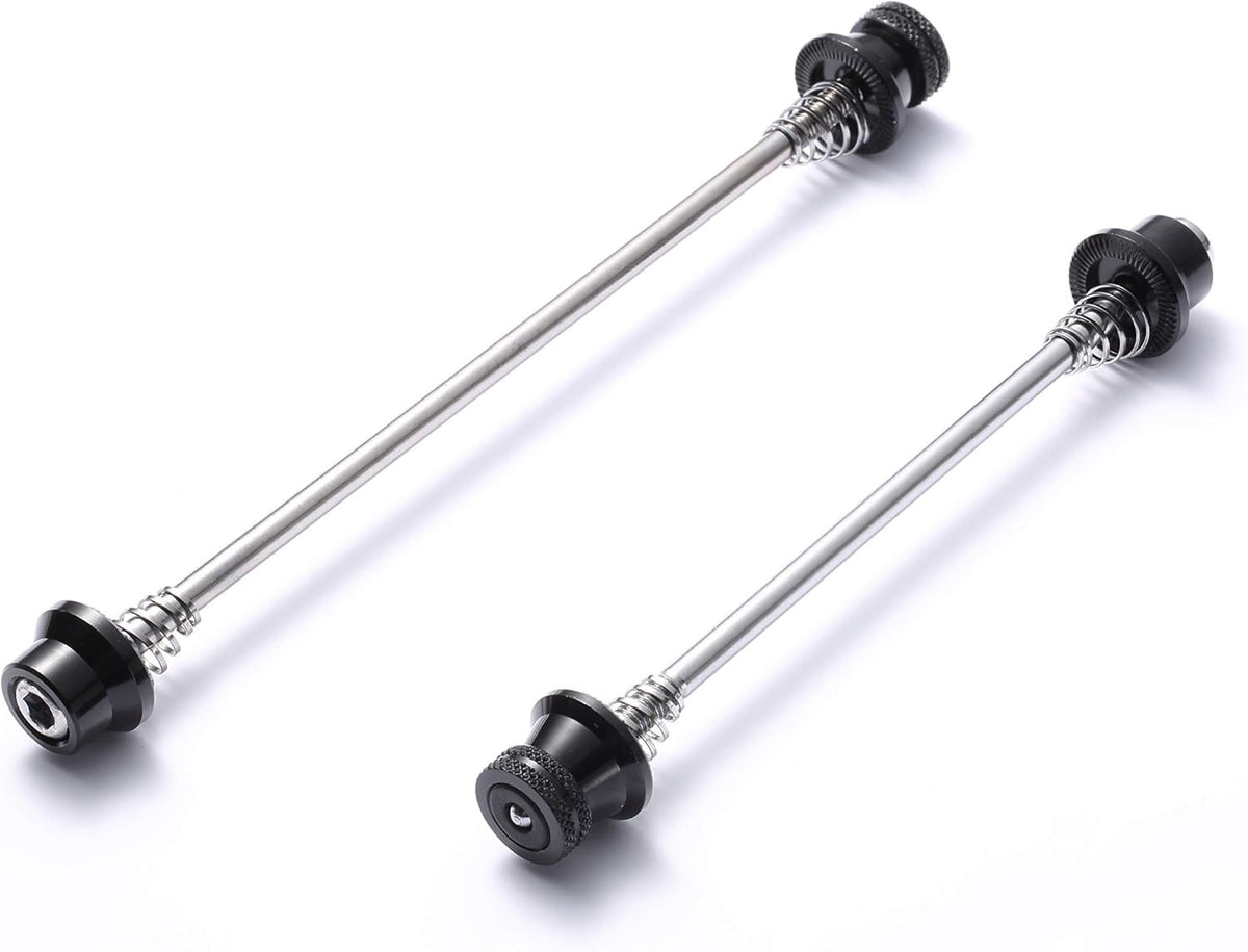 Bike Locking Skewers M5 Hex Head Anti Theft Quick Release Front/Rear 115-150mm