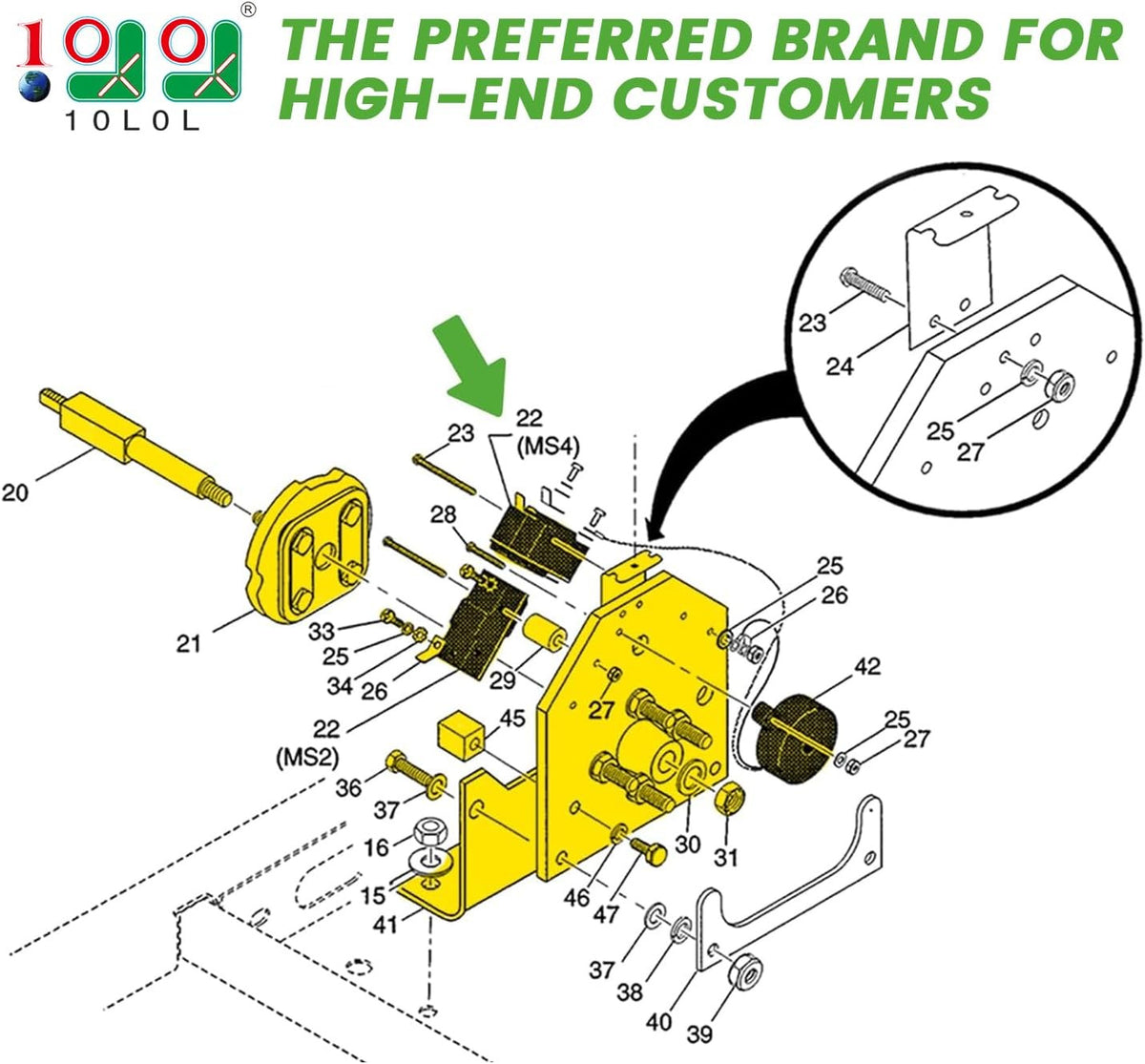 Golf Cart Forward Reverse Switch for EZGO TXT 1994-Up Replacement Part