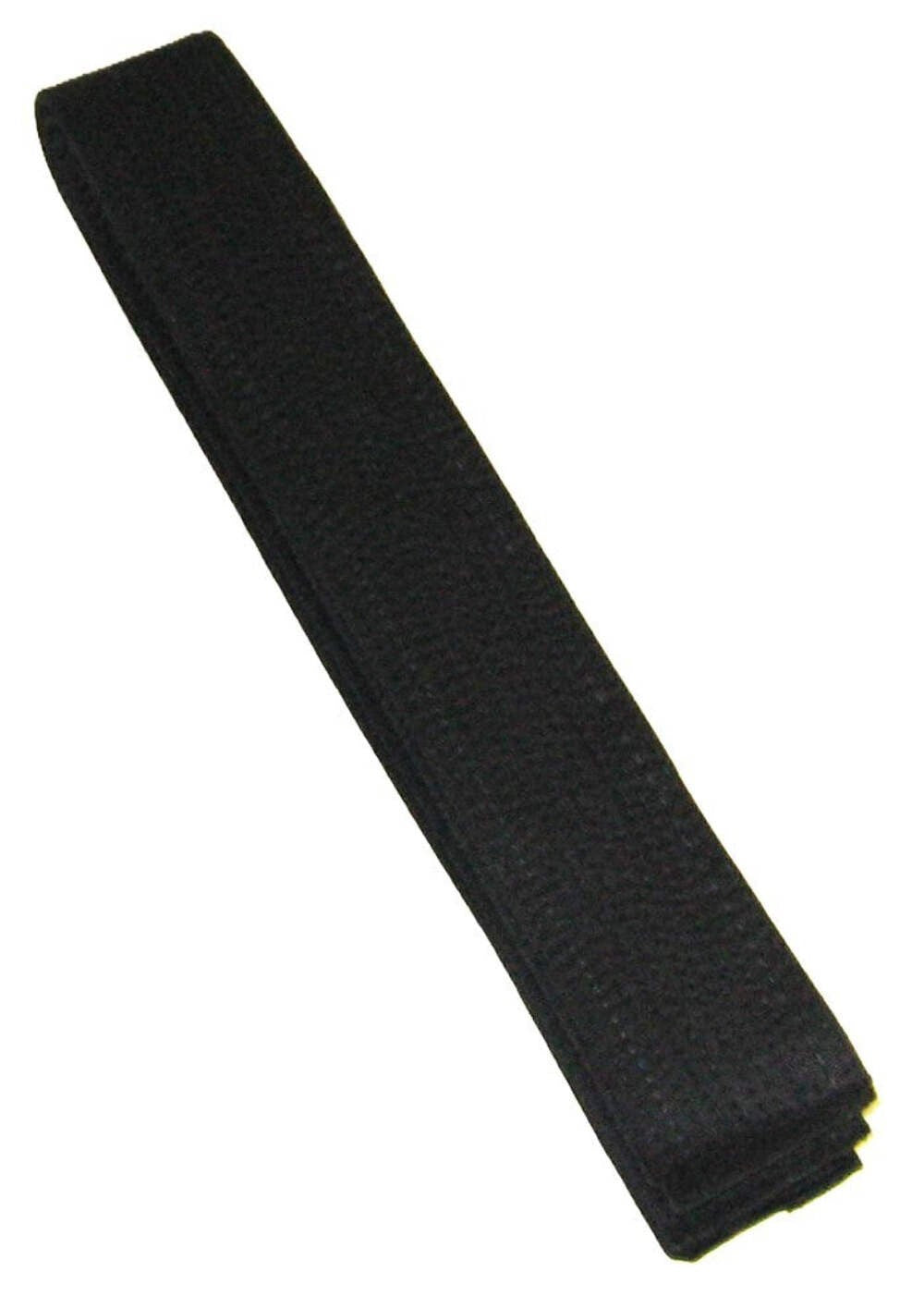Martial Arts Double Wrap Belt for Karate, Taekwondo, Judo - Black, Multiple Sizes