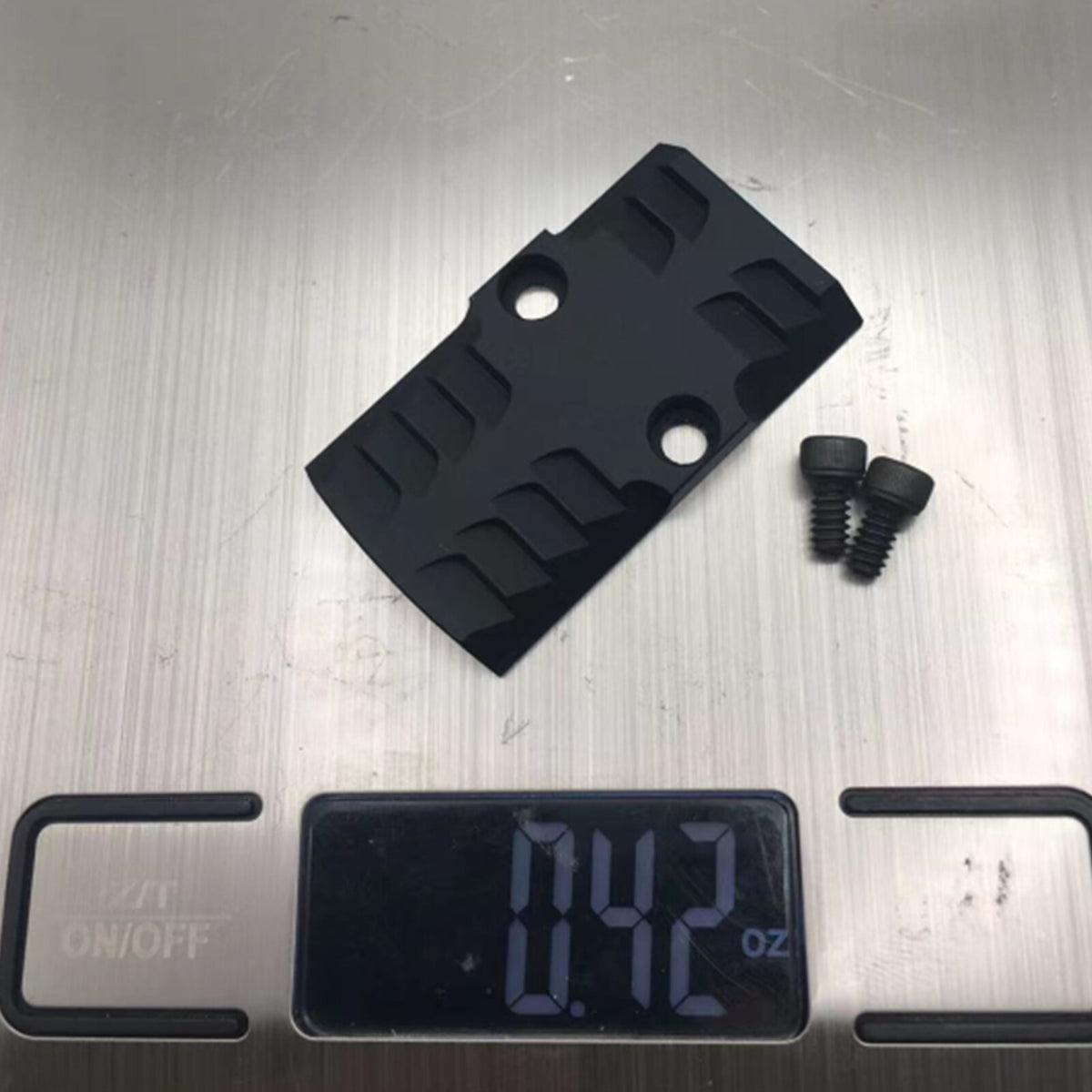 Aluminum RMR Cover Plate for 17 19 26 Slide - Black Anodized