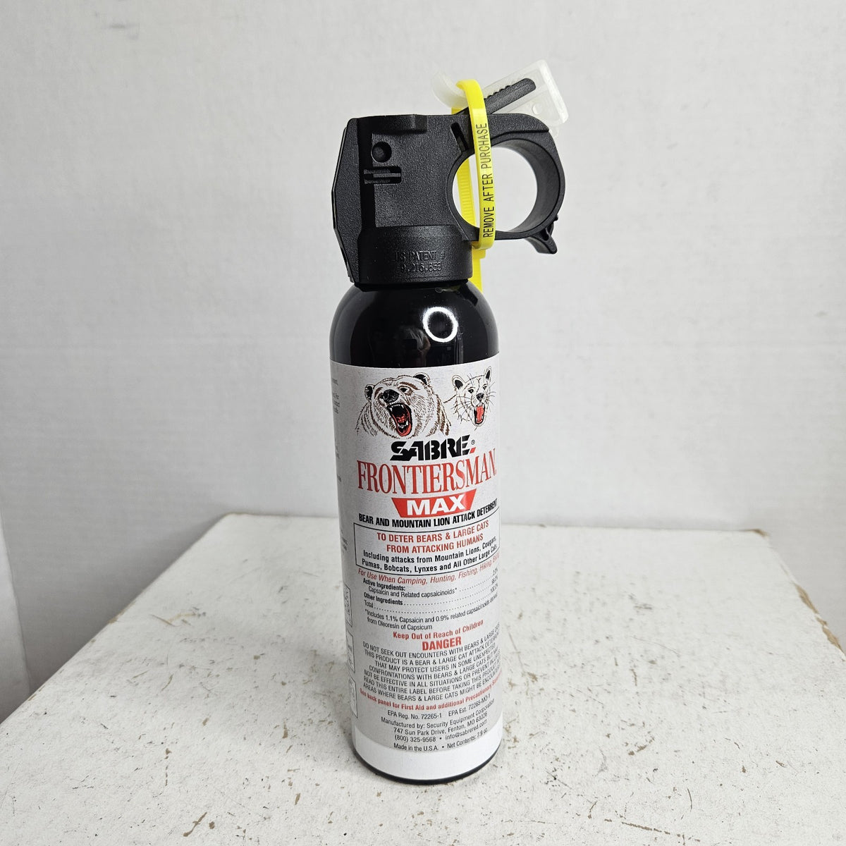 Bear & Mountain Lion Defense Spray - 7.9 oz. 40ft Range