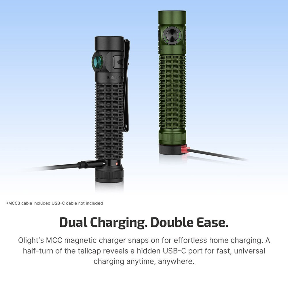 Compact Dual Switch LED Flashlight 1600 Lumens, Outdoor & Everyday Use