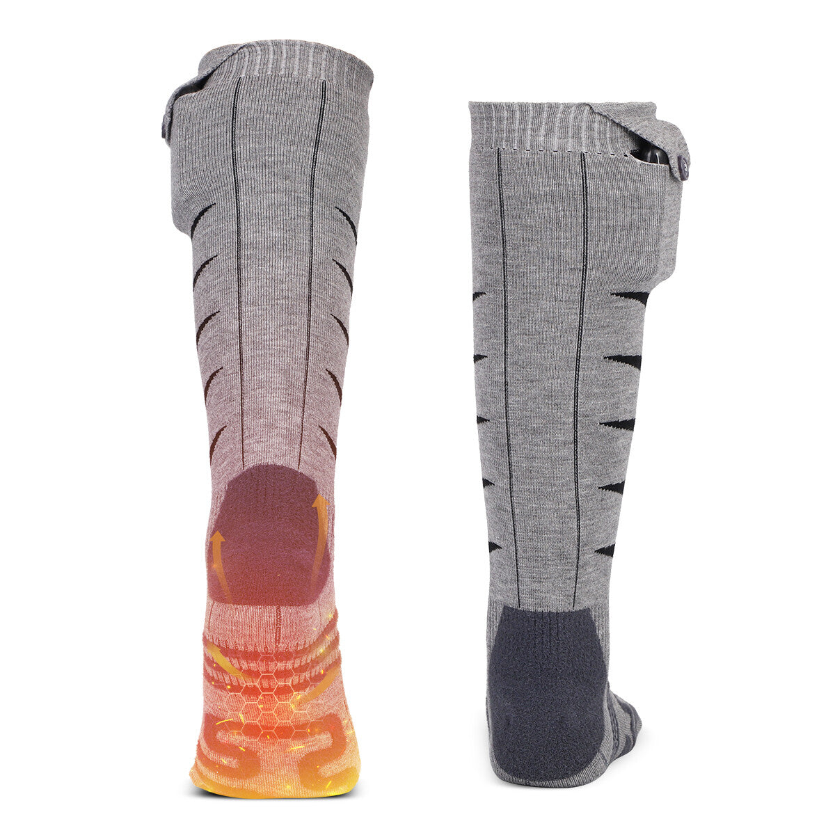 Electric Heated Socks Rechargeable Battery Winter Foot Warmer Men Women