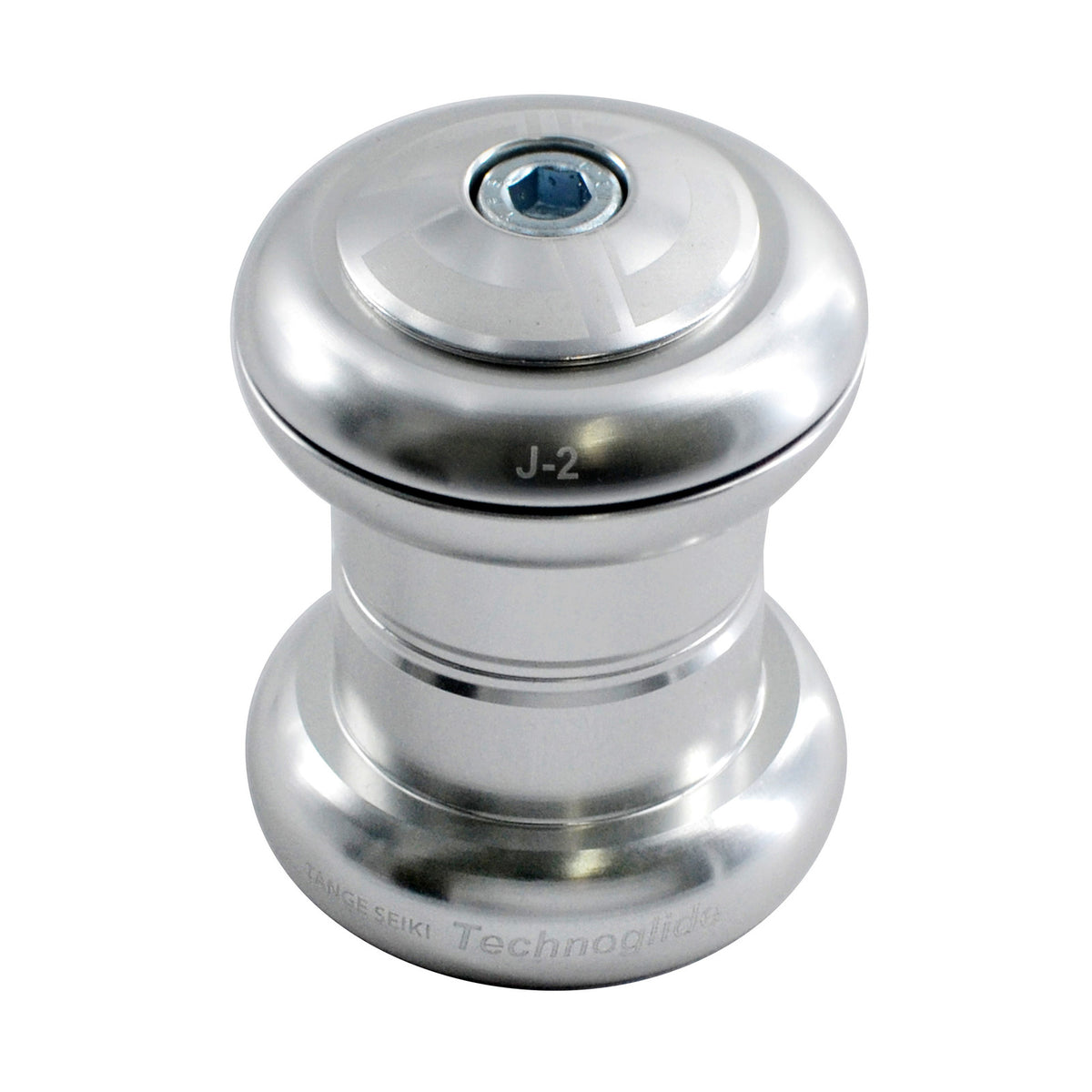 Tange Seiki J-2 Bicycle Headset 1 Inch Silver with Top Cap