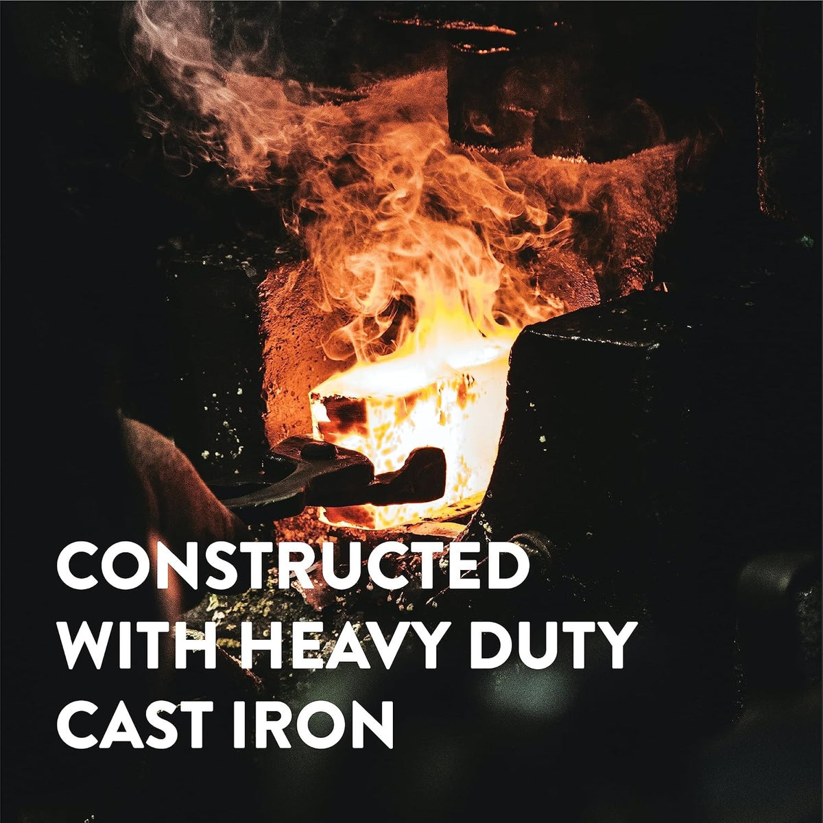 High Pressure Cast Iron Burner Head with Brass Fitting for Propane Gas
