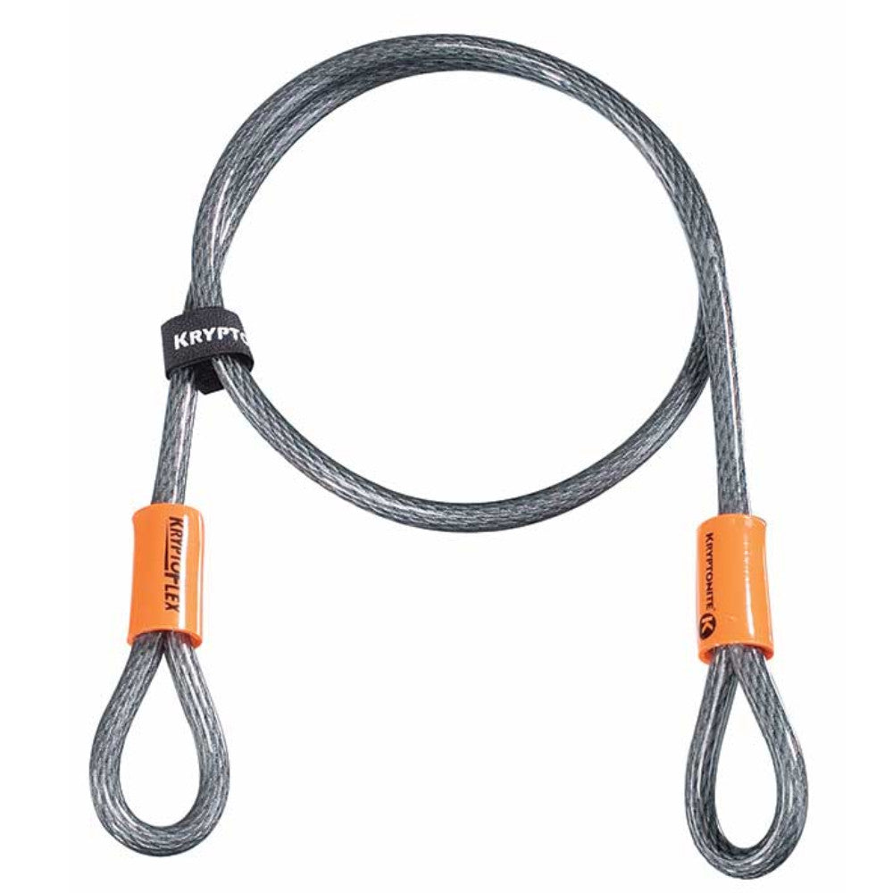 Kryptonite KryptoFlex 410 Double Loop Cable for Bike Locks, 4 ft, 10mm Braided Steel