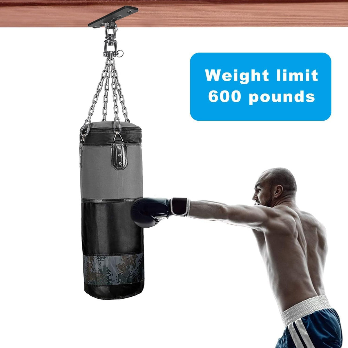 Heavy Duty Boxing Punching Bag Mount Bracket for Muay Thai & MMA Training