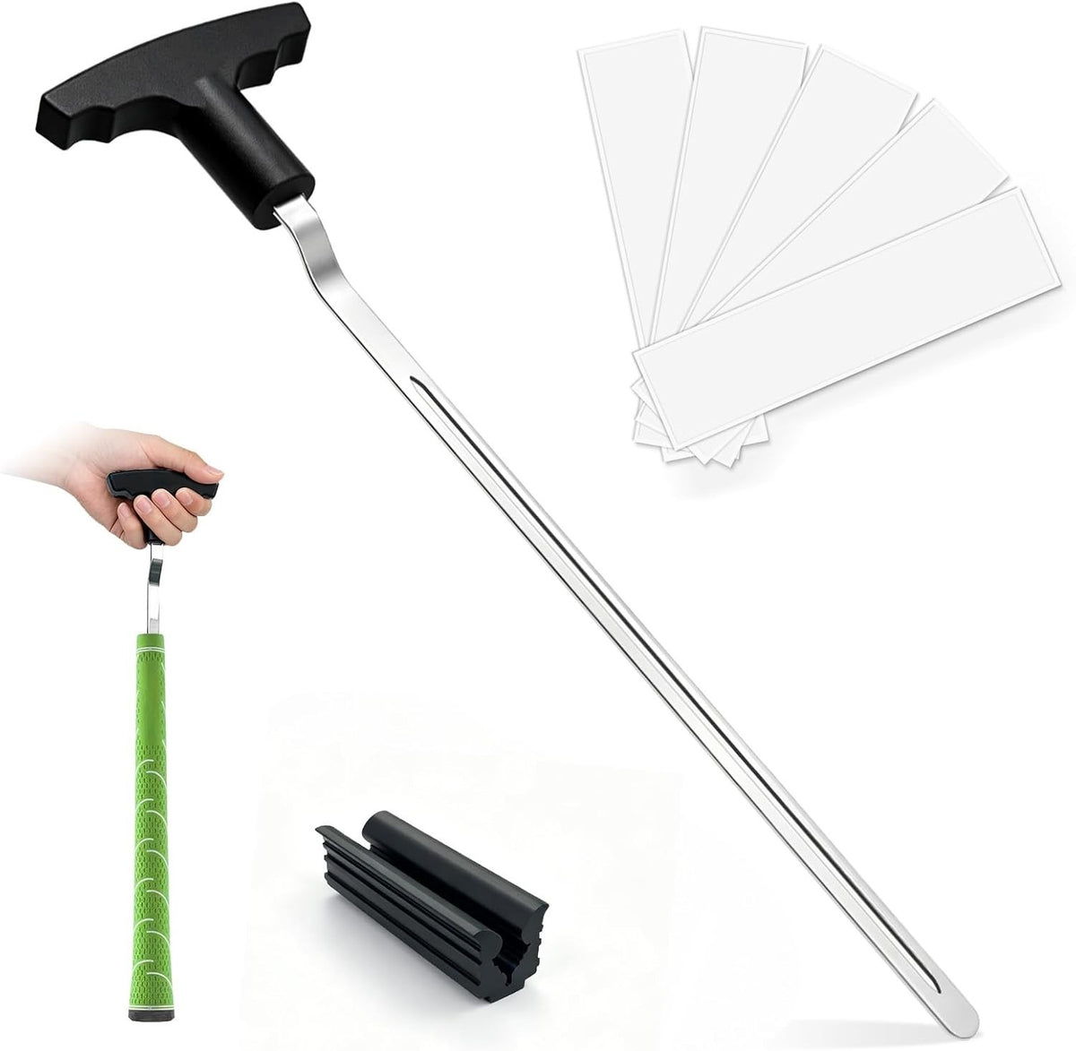 Golf Grip Removal Tool Set - High-Carbon Steel Regripping Kit for Clubs