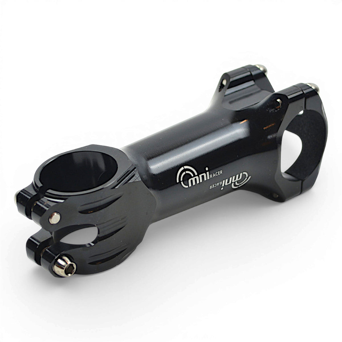 Lightweight Bicycle Handlebar Stem with Titanium Bolts - 31.8mm Black
