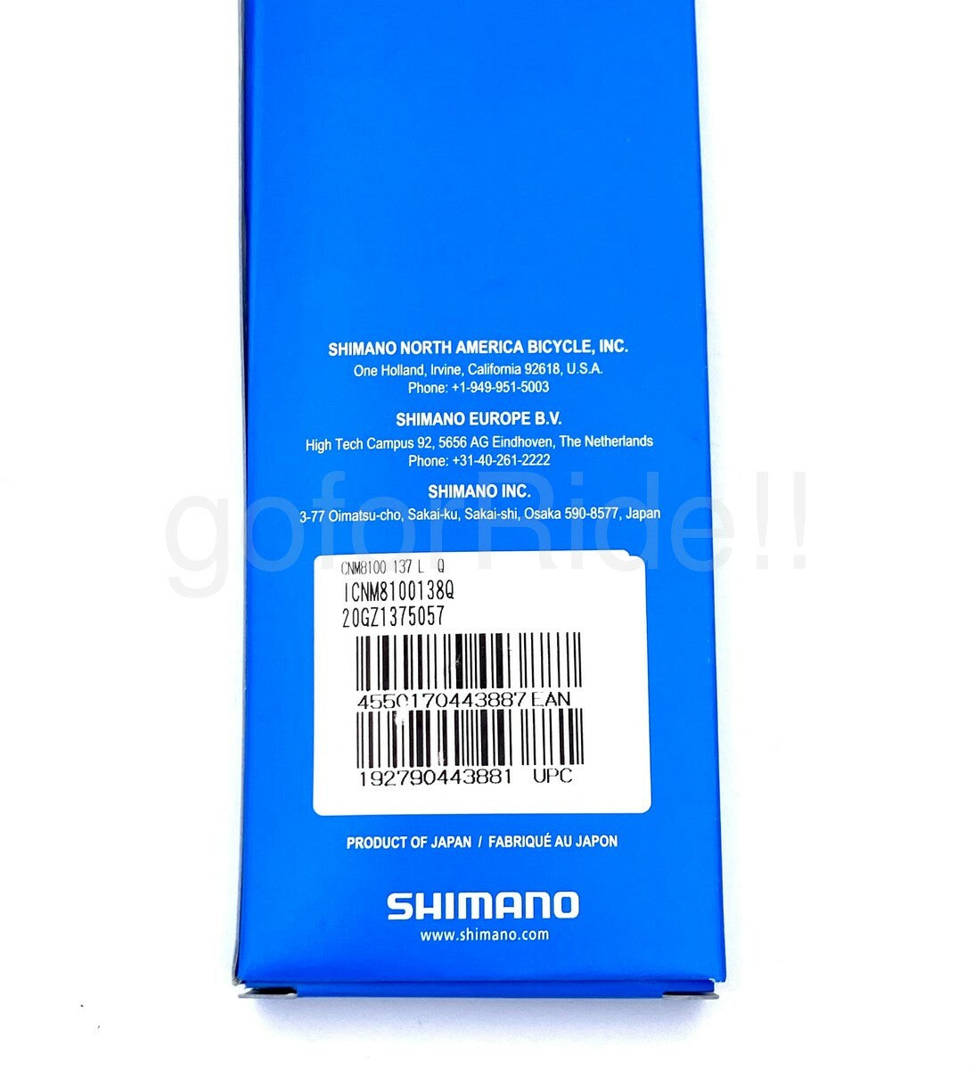 Shimano Deore XT CN-M8100 12-Speed MTB Chain 138 Links SIL-TEC with Quick Link