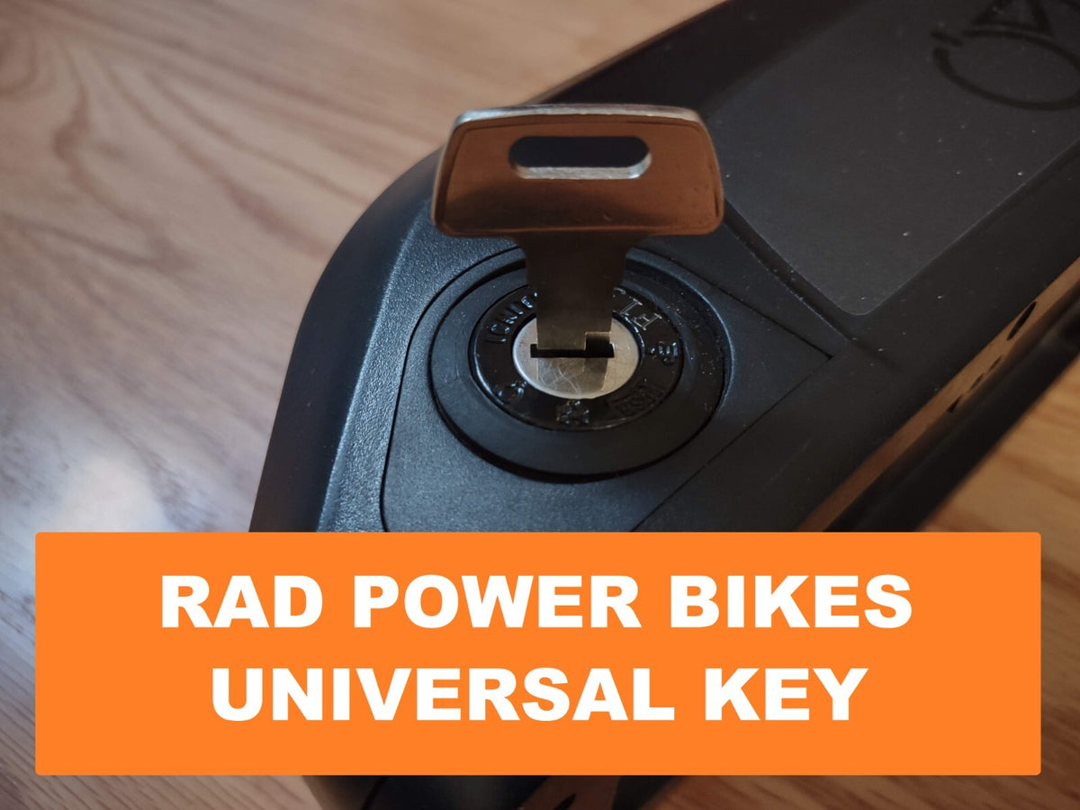 Universal Battery Key for Rad Power Bikes - RadRover RadMini RadWagon RadRunner 2018+