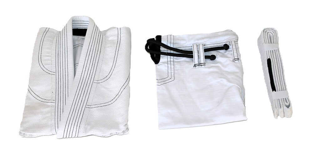 Brazilian Jiu Jitsu Gi Uniform with Free Belt - Classic Contrast Stitching