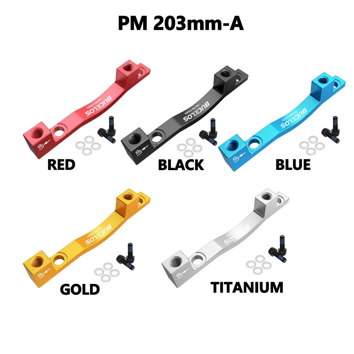 Bike Disc Brake Adapter Caliper for 180mm & 203mm Post Mount MTB Front Rear