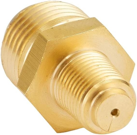 Propane Fittings Brass Connectors 3/8 Flare x 1/8 MNPT - 3 Pack