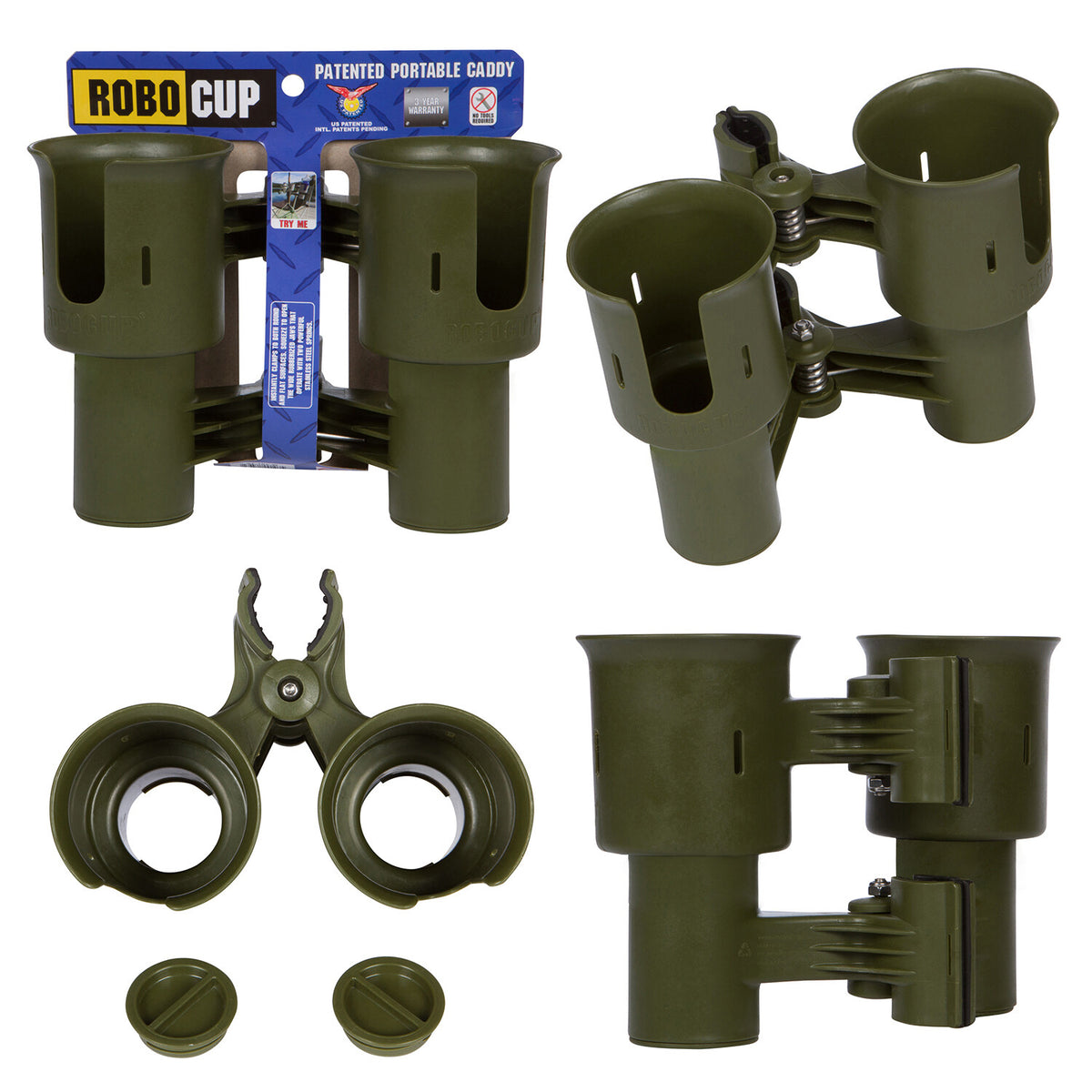 Multi-Color RoboCup Bundle with Holster and Plus - Durable Portable Clamping Tool
