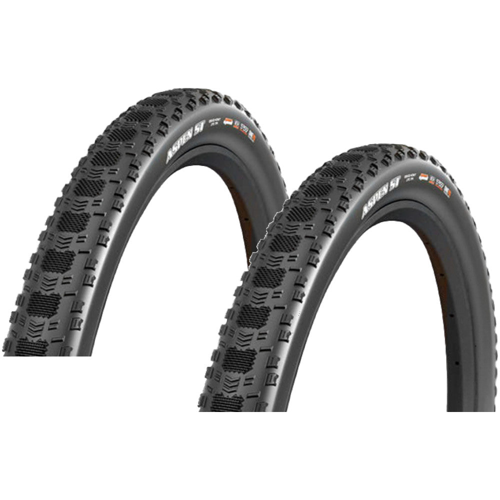 Maxxis Aspen ST 700x55 Gravel Tubeless Tires with HYPR-X & EXO Casing – Pair
