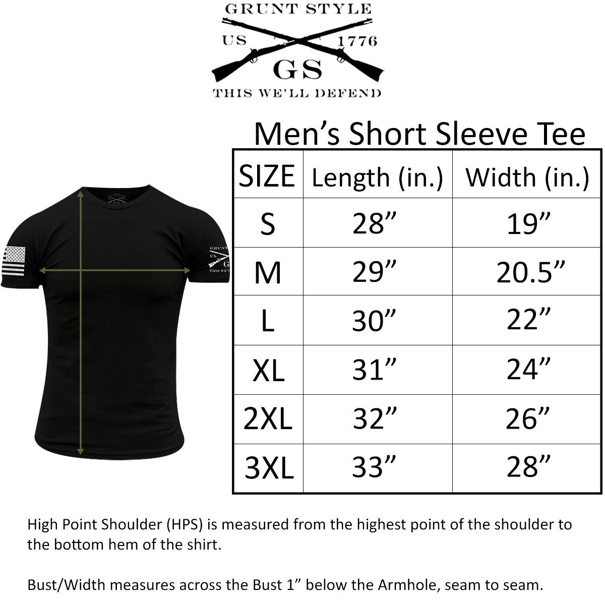American Spirit T-Shirt for Men - Charcoal, Casual Patriotic Tee