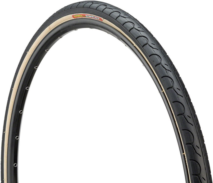 2 Pack Road Bike Tires 700x38 Clincher Black/Tan for Cycling