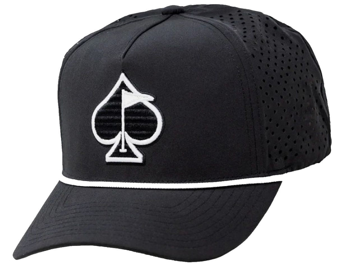 Perforated Rope Golf Hat Adjustable Sports Cap Unisex