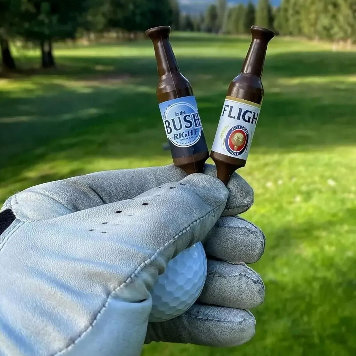 12 Pack Beer Bottle Golf Tees - Handmade Plastic Golf Accessories