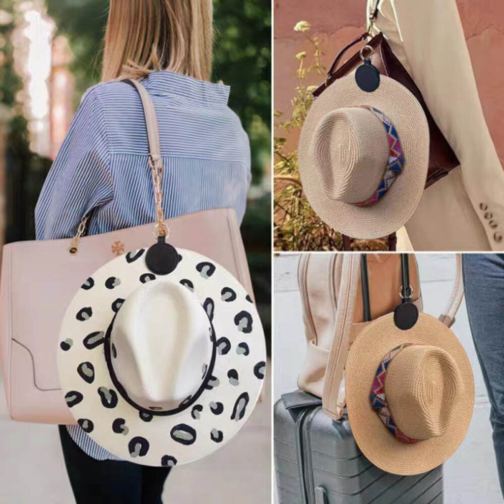 Magnetic Hat Clip Travel Bag Holder for Sun Hats & Accessories