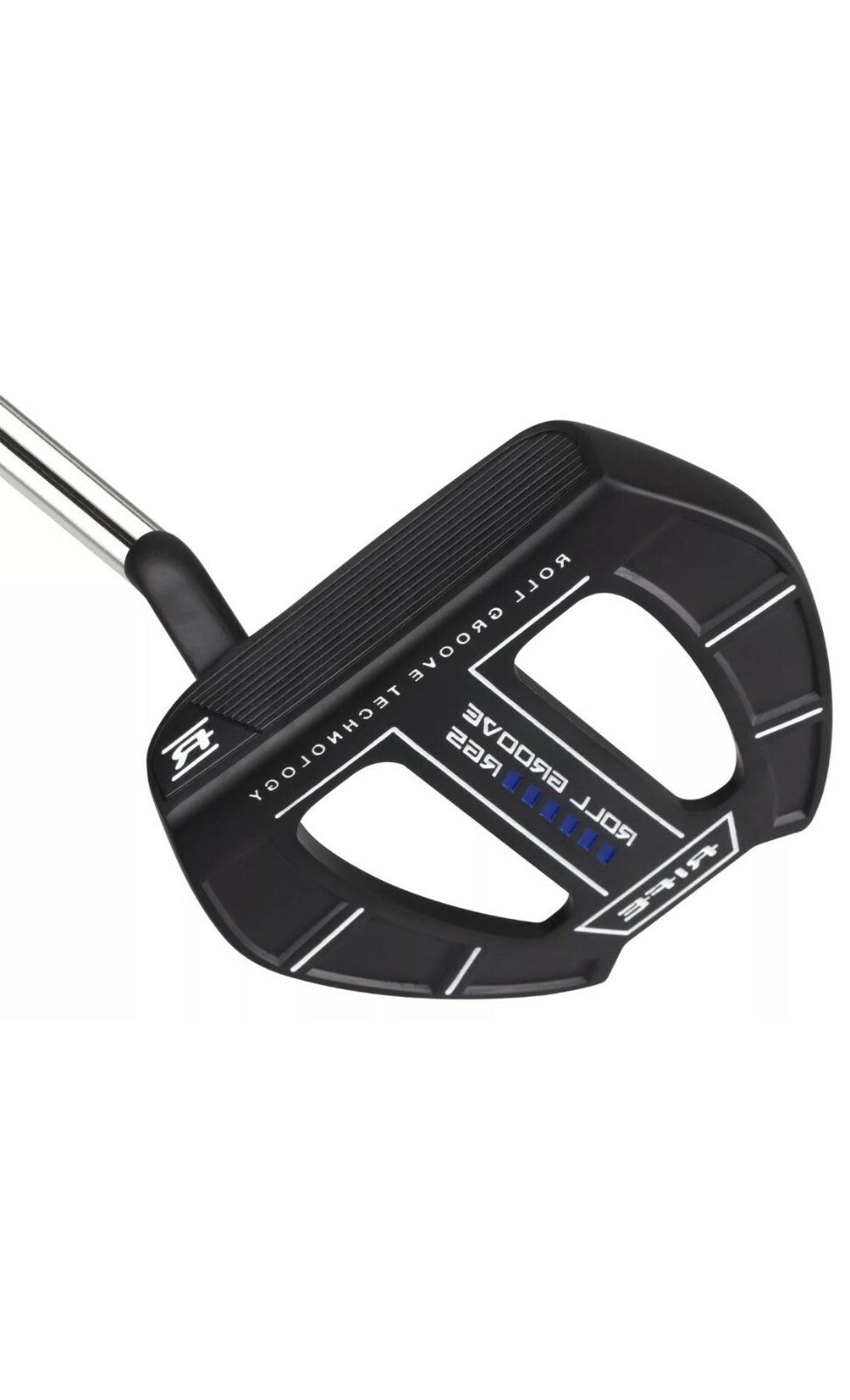 Left Handed 35" Golf Putter with Dual Winged Mallet Head & Roll Groove Technology