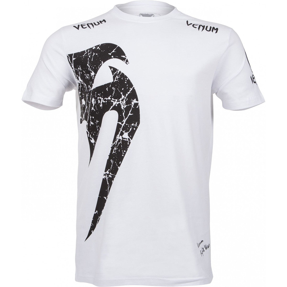 Venum MMA Giant T-Shirt White 2XL - Soft Cotton Athletic Fit