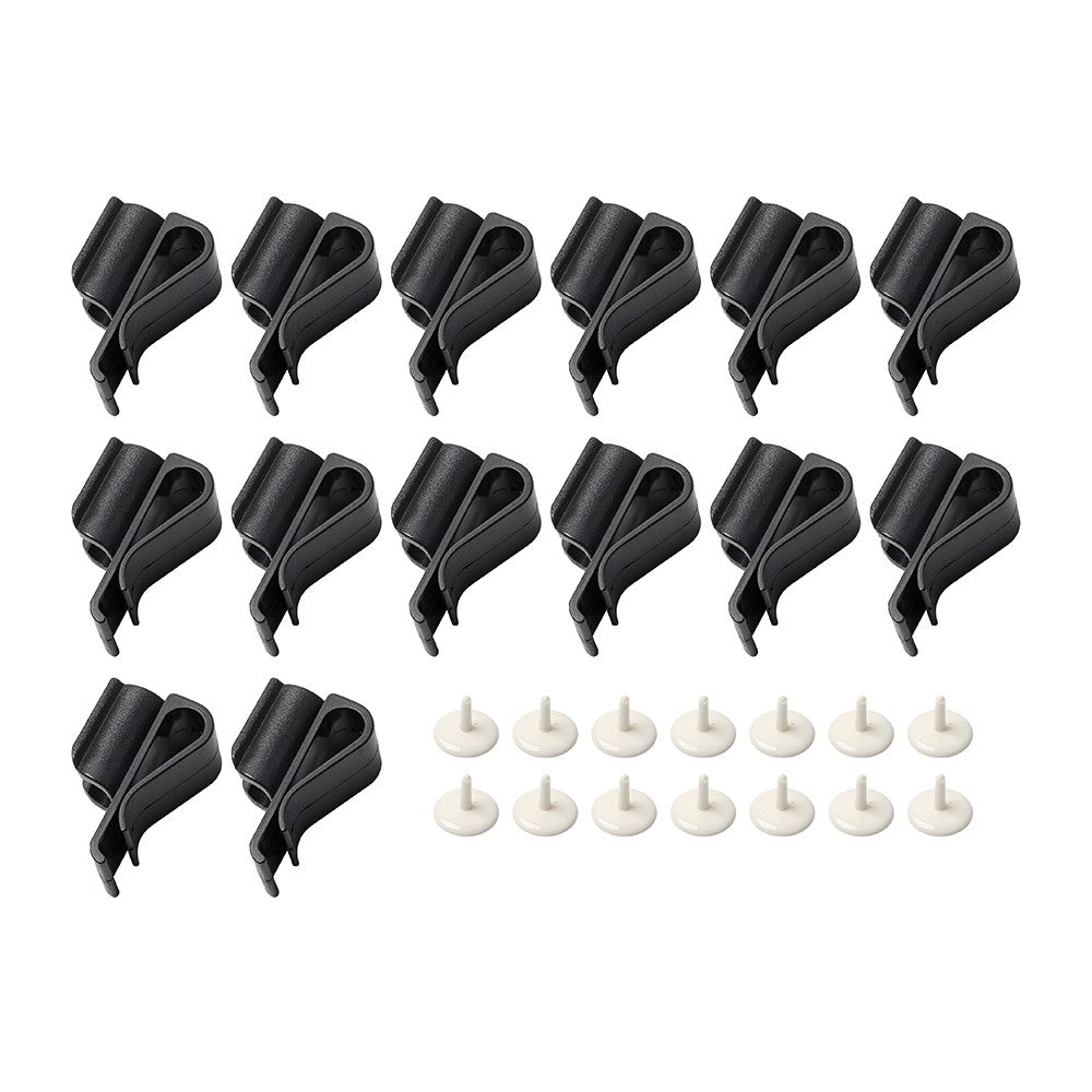 14-Pack Golf Club Organizer Clips Putter Bag Holder Iron Driver Protector