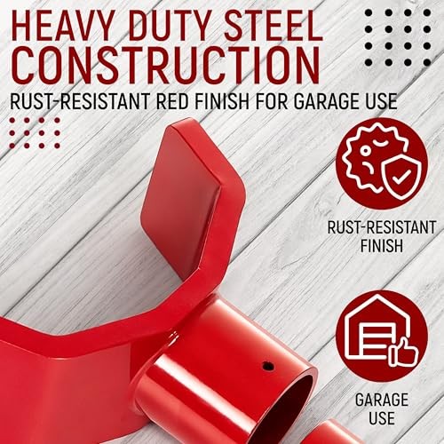 Heavy Duty Steel Bottle Jack Adapter 2-in-1 for 3-5 Ton Vehicle Lifts
