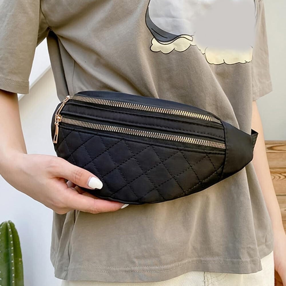 Adjustable Unisex Fanny Pack Waist Bag for Travel & Outdoor Activities