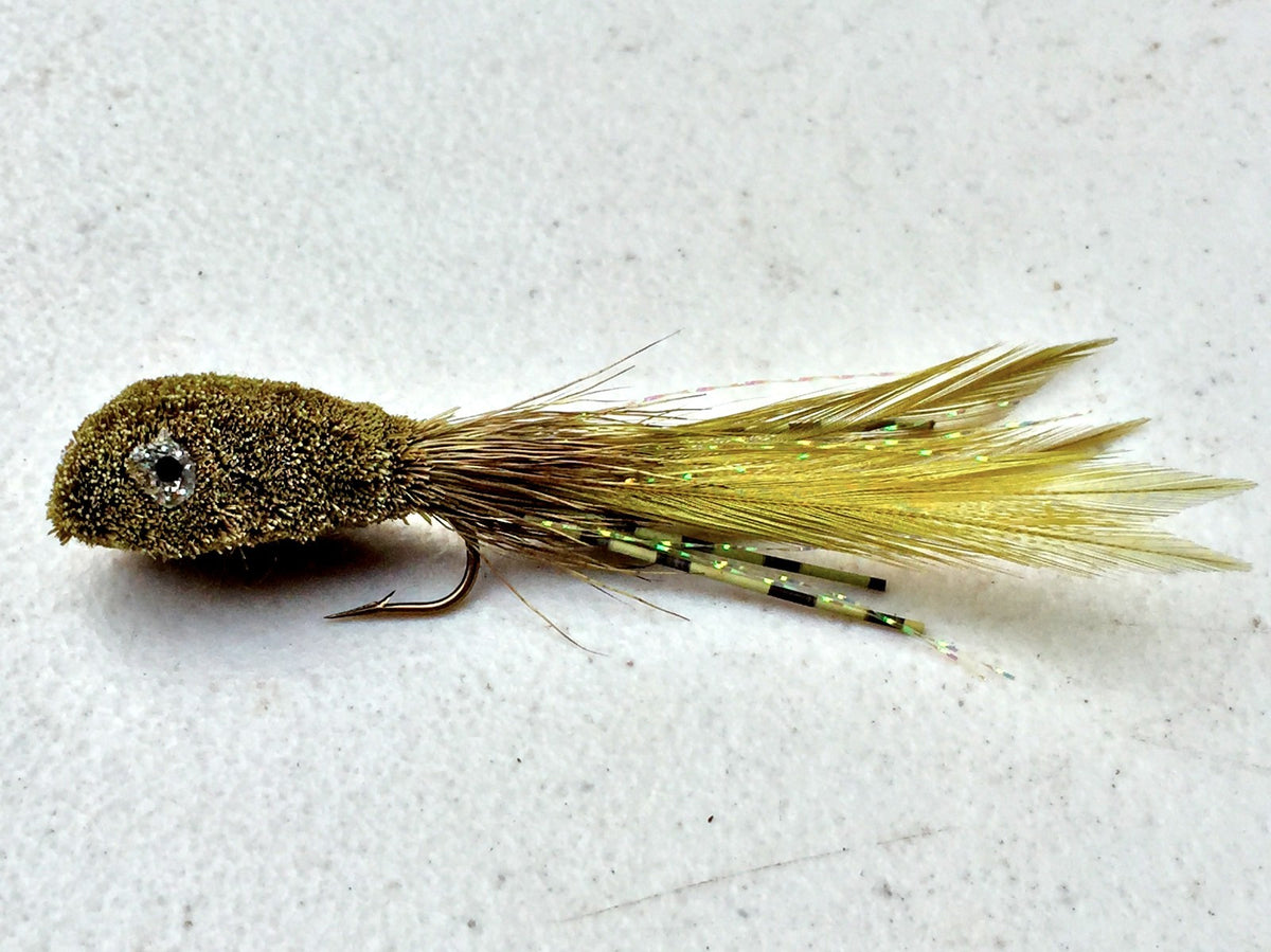 Fly Fishing Flies Set for Bass, Trout, Pike & Saltwater Fish - Bubblehead Charm Flies (3 Pack)