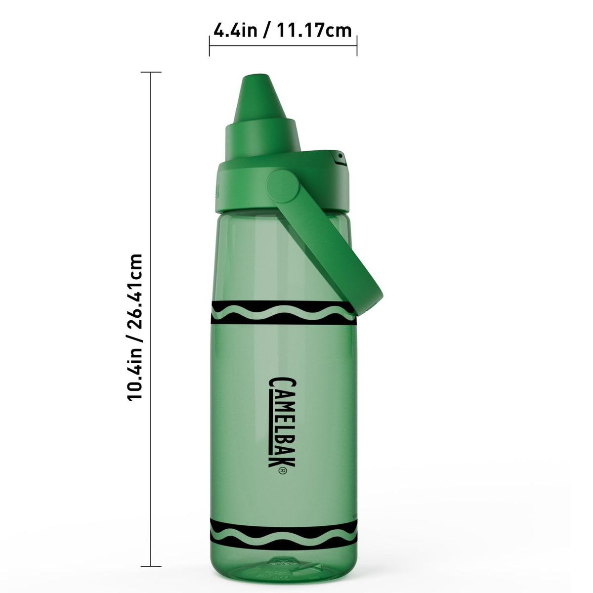 25oz Green Fast Flow Water Bottle with Chug Lid - Durable Tritan Material