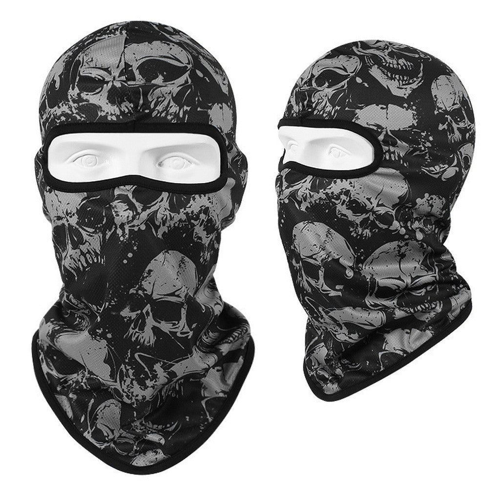 3D Ghosts Skull Balaclava Cycling Motorcycle Face Mask Halloween Cosplay