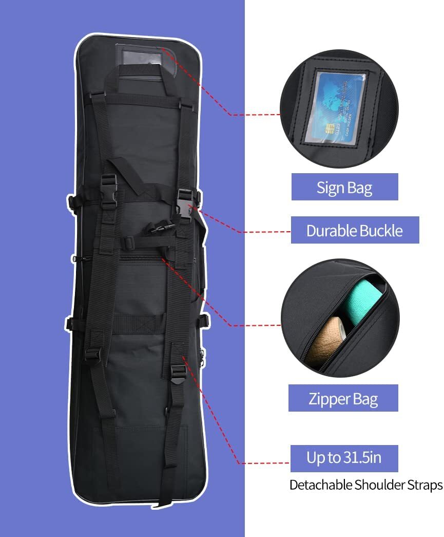47-Inch Tactical Gun Carry Case for Rifle Storage and Travel