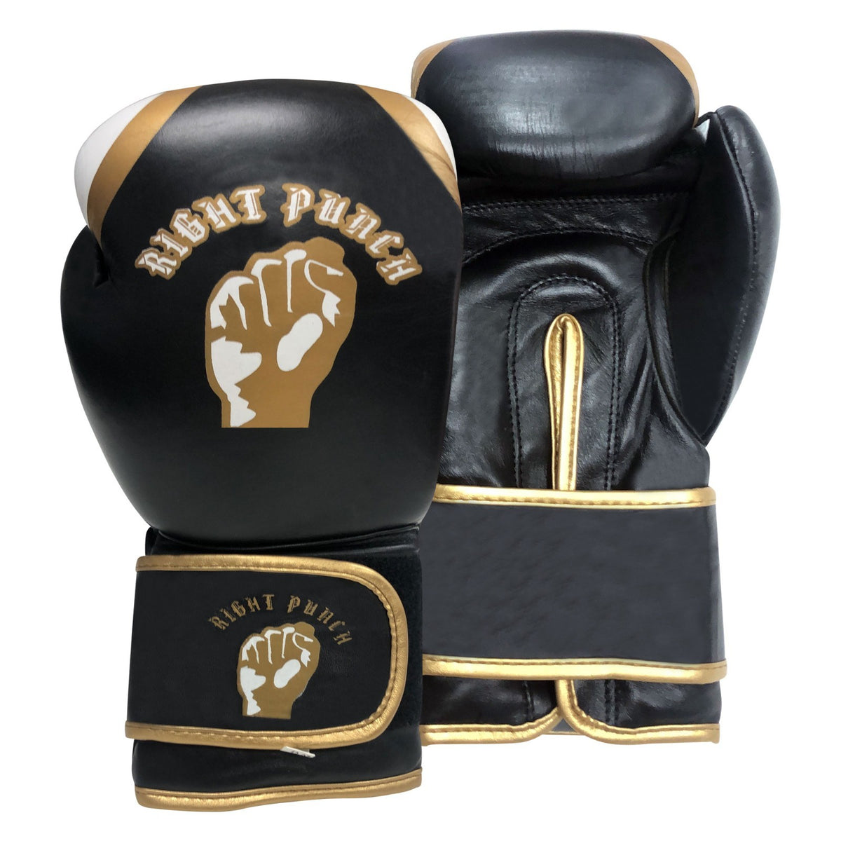 Adult Boxing Gloves Rex Leather Padded Sparring & Bag Gloves
