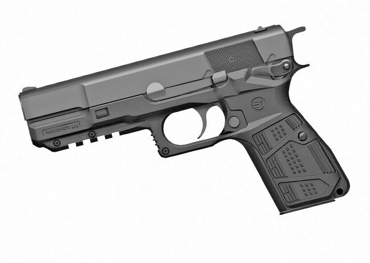 Recover Tactical HPC Grip and Rail System for Browning FN Hi Power - Lightweight, Easy Install, MIL-STD Rail
