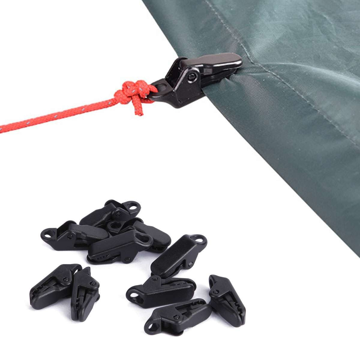 Heavy Duty Tarp Clips Locking Awning Clamp Set for Camping & Outdoor Use