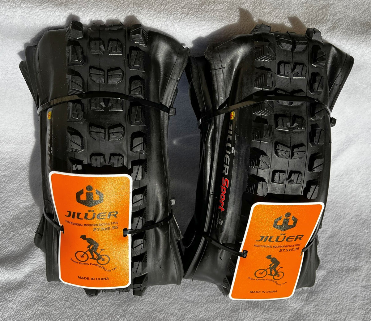 2 Pack Bicycle Tires - 26x1.95, 26x2.25, 27.5x2.10, 29x2.20 | Mountain Bike Tires