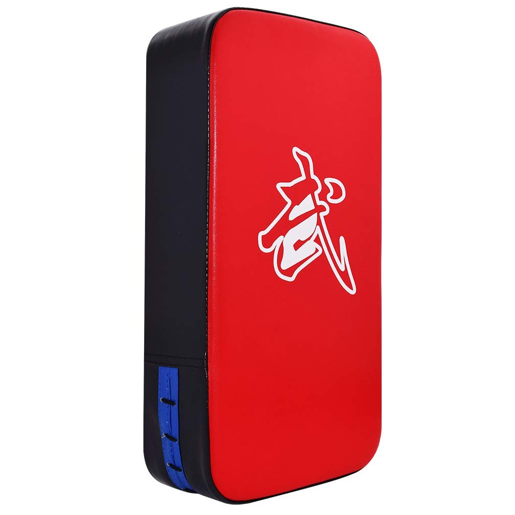 Martial Arts Kick Shield Set - Muay Thai MMA Karate Kickboxing Training Pads - Red 3 Pcs