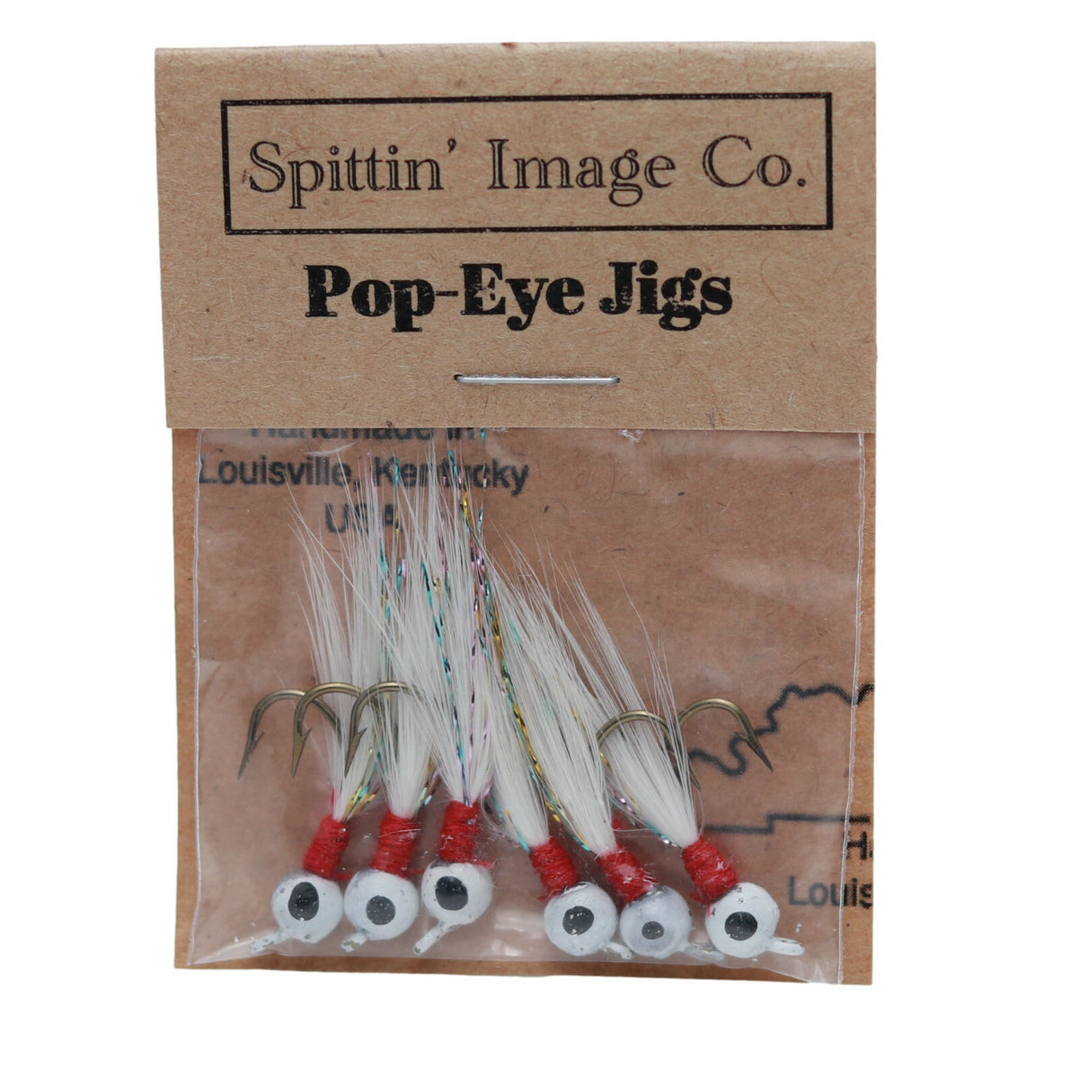 Artificial Fishing Jigs - 1/20 oz Flies with Hand Tied Feathers - 6 Pack