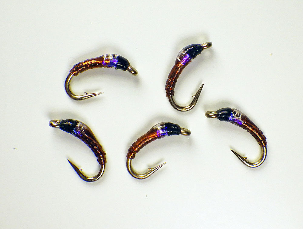 Premium Trout Fly Fishing Flies Set - UV Baetis Nymphs for Fly Fishing