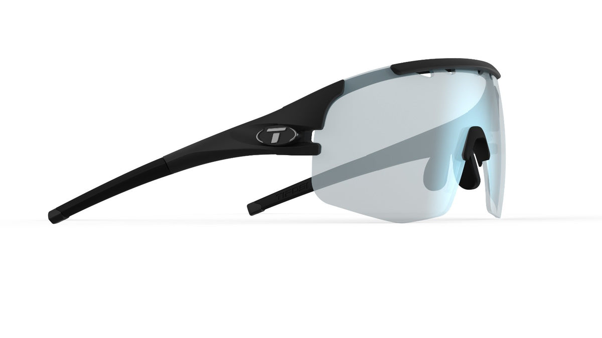 Sledge Lite Sunglasses with Photochromic Blue Mirror Lenses - Matte Black