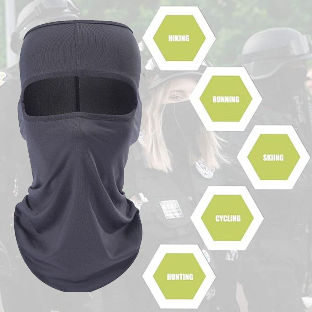 Breathable Full Face Motorcycle Balaclava Mask for Riding and Outdoor Sports