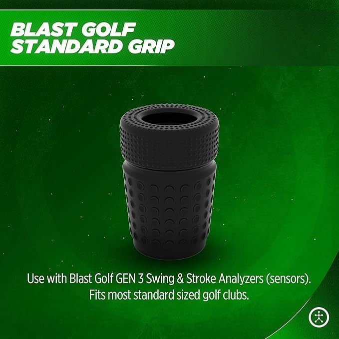 Golf Club Grip Attachment for GEN3 Sensors - Standard Black Replacement