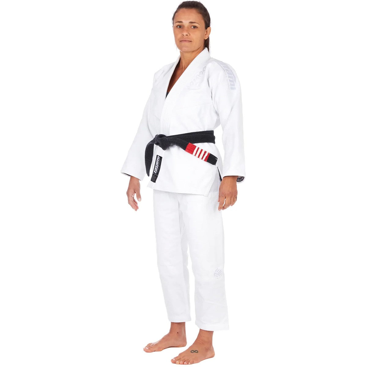 Women's BJJ Gi Tatami Fightwear Estilo Black Label White/White