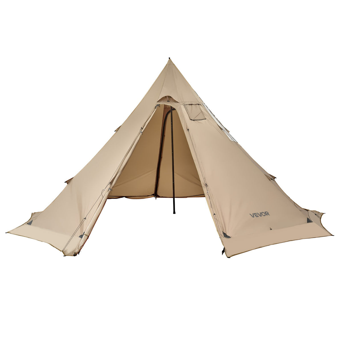 Portable Hot Tent with Stove Jack for Camping 4-6 Persons Waterproof Durable