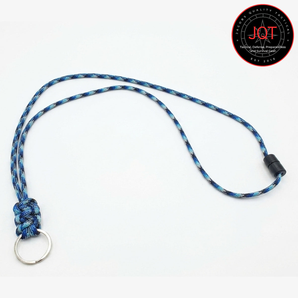 Paracord Neck Lanyard with Safety Breakaway for Keys, Badges, Tools