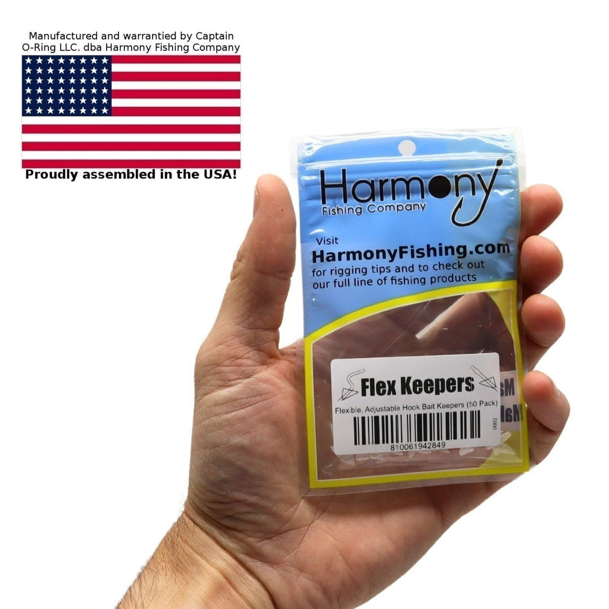 Flexible Bait Keepers for Fishing Hooks - 50 Pack, Adjustable & Reusable