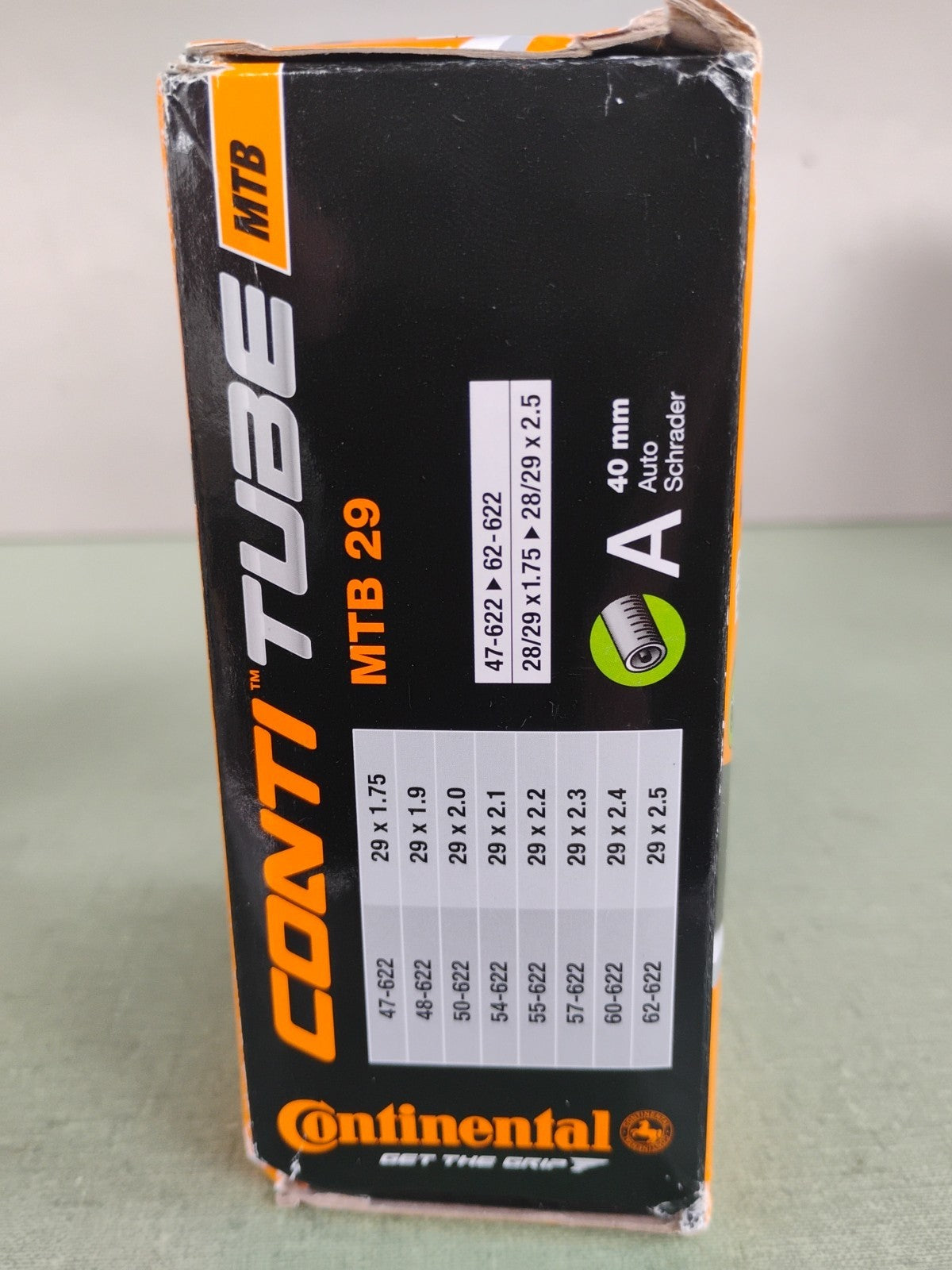 Continental MTB29 Inner Tube 29x1.75-2.5 with 40mm Schrader Valve