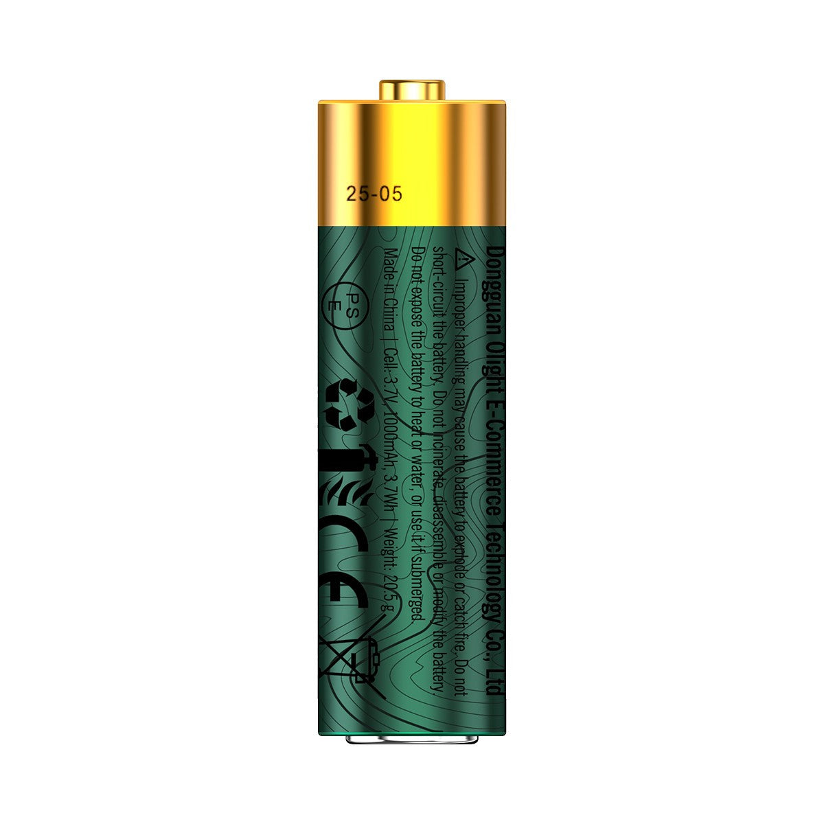 Rechargeable AA Lithium-ion Battery 2100mAh 1.5V Pack of 4